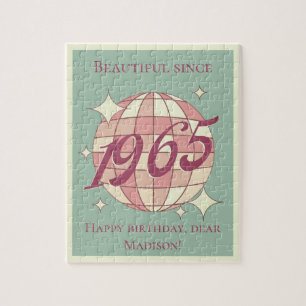 Vintage, geboren 1965 59. 60. Geburtstag Puzzle