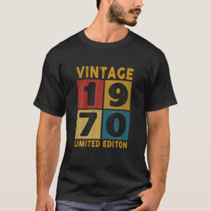 Vintage Geboren 1970 51. Geburtstagsdekorationen G T-Shirt