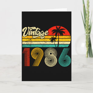 Vintage Geboren 1986 Lustiger 40. Geburtstag 40 Ja Karte