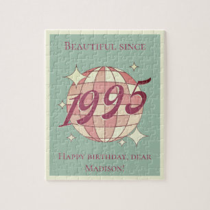 Vintage, geboren 1995, 30. Geburtstag Puzzle