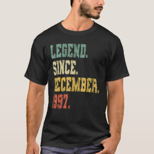 Vintage Geboren im Dezember 1997 Männer Frauen 25 T-Shirt