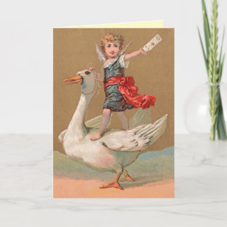 Vintage Geburtskarte Karte