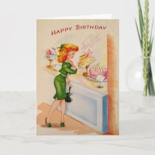 Vintage Geburtstag - Du bist der Clou!, Karte