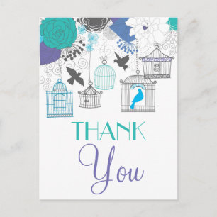 Vintage Geburtstage und Blume Danke, Postcard Postkarte