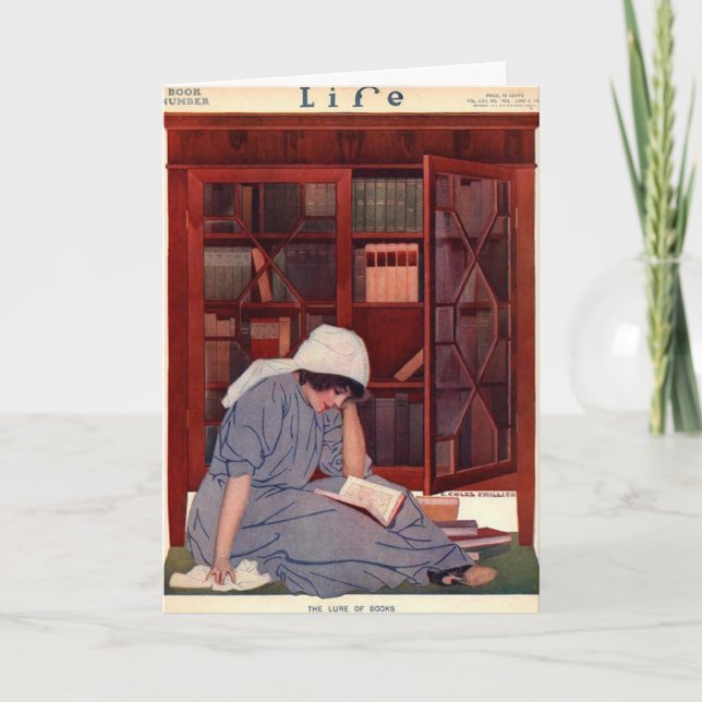 Vintage Geburtstags-Karte Karte (Vorderseite)