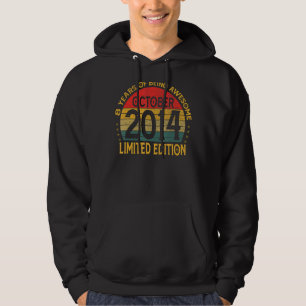 Vintage Geburtstagsdekoration Oktober 2014 Hoodie