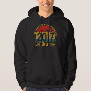 Vintage Geburtstagsdekoration September 2017 Hoodie