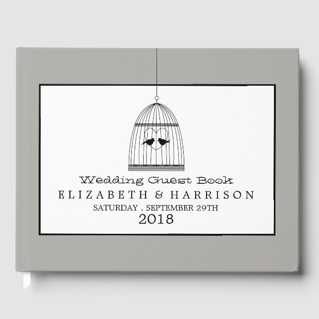 Vintage Geburtstagsfeier Gästebuch (Vorderseite)