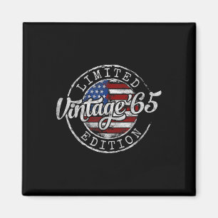 Vintage Geburtstagsgeschenke 1965 für Männer 60 Magnet