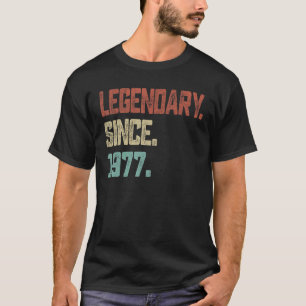 Vintage Geburtstagsidee 1977 für den legendären Si T-Shirt