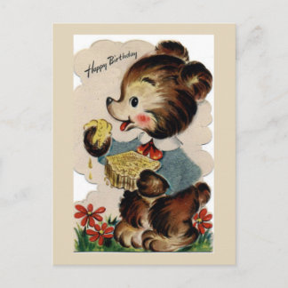Vintage Geburtstagskarte Postkarte