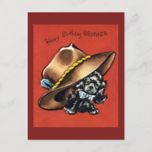 Vintage Geburtstagskarte Postkarte