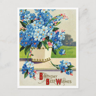 Vintage Geburtstagskarte Postkarte