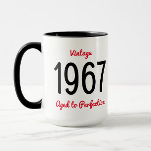 Vintage Geburtstagsparty 1967 alt bis perfekt 50 Tasse