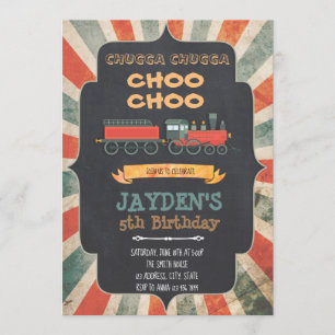 Vintage Geburtstagsparty Einladung