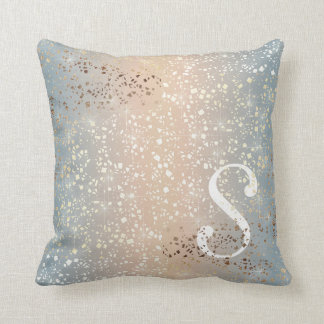 Vintage-gedämpfter 1920 Glam Gold Star Folien-Glan Kissen