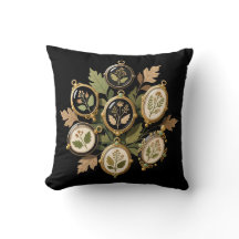 Vintage gedrückte botanische Ornamente Kunstprint