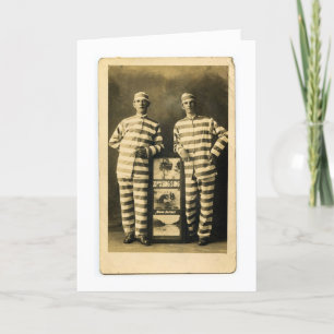 Vintage Gefangene Karte
