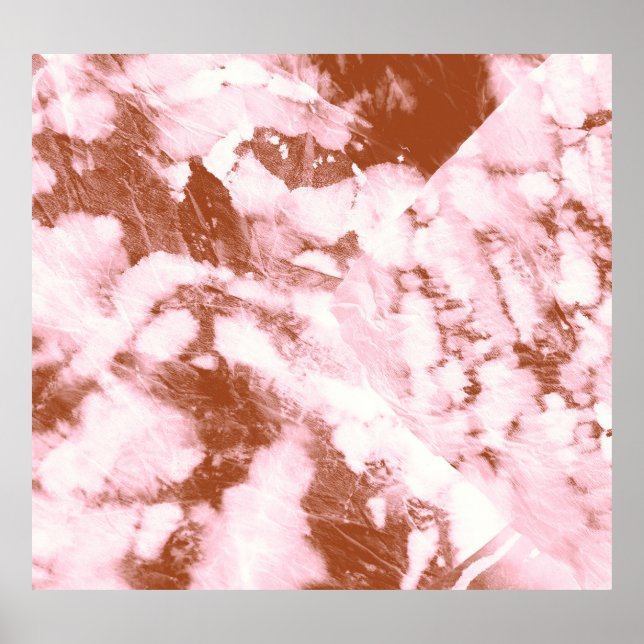 Vintage Gefärbte Krawatte: Aquarelldruck Poster (Vorne)