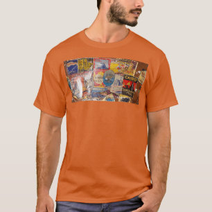 Vintage Gehäuse-Aufkleber T-Shirt