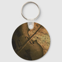 Vintage Geige und Musikschrift