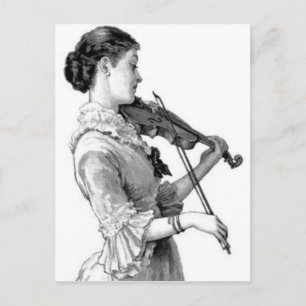 Vintage-Geiger Postkarte