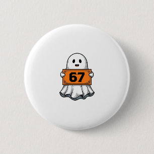 Vintage-Geist-Nummer-67-Halloween-Shirt-Design_1 Button
