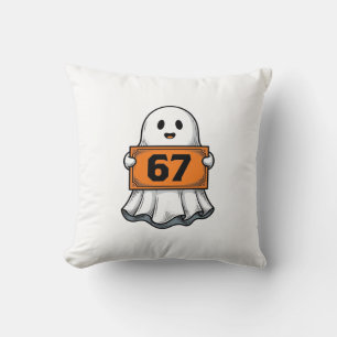 Vintage-Geist-Nummer-67-Halloween-Shirt-Design_1 Kissen