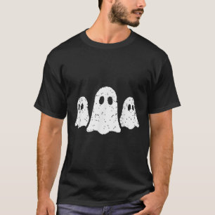 Vintage-Geister-Trio-Grafik – Retro Soky Halloween T-Shirt