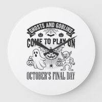 Vintage-Geister und Goblins Halloween-Shirt-Design