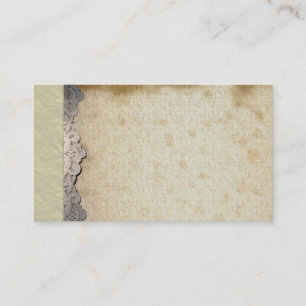 Vintage geistige mystische Leinengeschäfts-Karten Visitenkarte