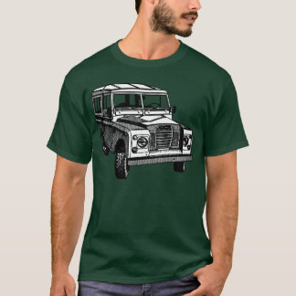 Vintage Geländewagen-Illustration T-Shirt