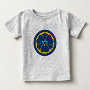 Vintage Gelb Blau Sakai Japan Mon Oriental Baby T-shirt