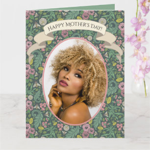 Vintage gelbe Lüsterne Pink Pansy Faces Bienen Karte