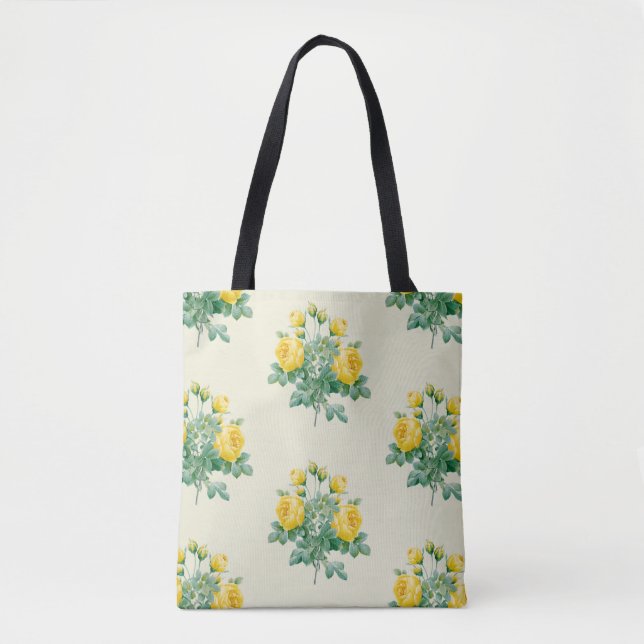 Vintage Gelbe Rosenkunst (Vorderseite)