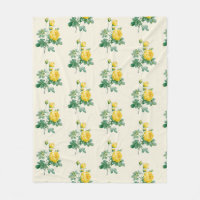 Vintage Gelbe Rosenkunst