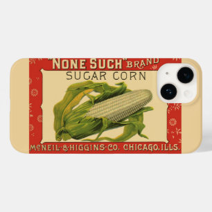 Vintage-Gemüse-Label-Kunst, None Such Zuckermais Case-Mate iPhone 14 Hülle