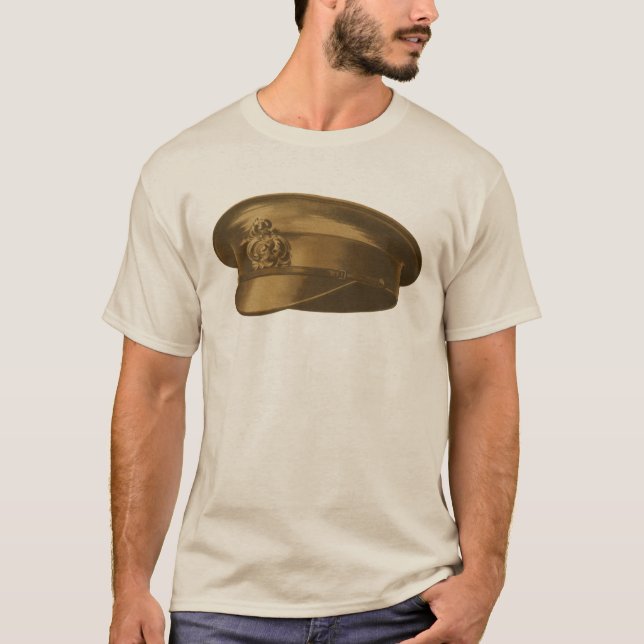 Vintage General Cap - World War T-Shirt (Vorderseite)