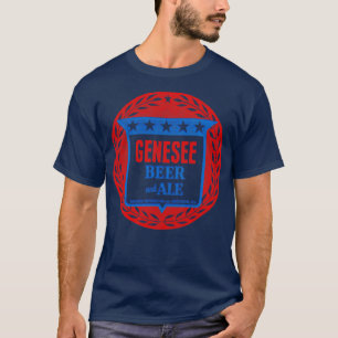 Vintage Genesee Bier Design T-Shirt