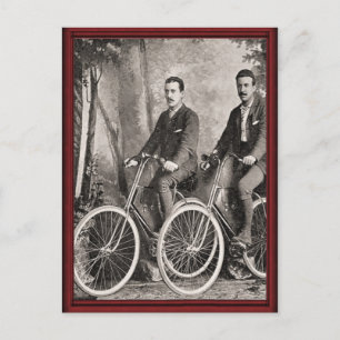 Vintage Gentlemen's Fahrräder Postkarte