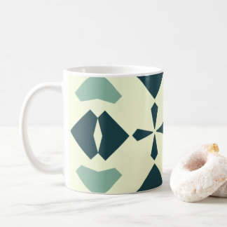 Vintage Geometric Pattern Kaffeetasse