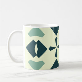 Vintage Geometric Pattern Kaffeetasse