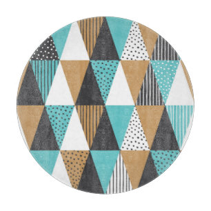 Vintage-Geometrie: Abstrakte Illustration. Schneidebrett