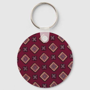 Vintage Geometrie der Schlüsselkette aus Diamant Schlüsselanhänger