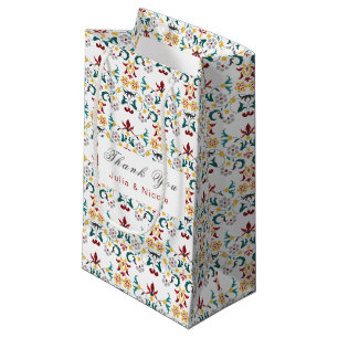 Vintage-Geometrie Intrigates Klassisches Motiv Hoc Kleine Geschenktüte