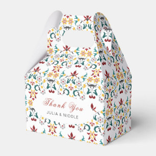 Vintage Geometrie — Klassische Motif Hochzeit Geschenkschachtel