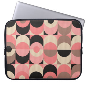 Vintage-Geometrie: Klassisches nahtloses Muster Laptopschutzhülle