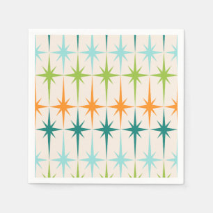 Vintage geometrische serviette