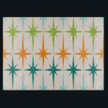 Vintage geometrische Sternexplosionen Glasschneide Schneidebrett<br><div class="desc">Vintag. Geometrien Sternexplosionen. Wenn Sie eines dieser Wörter Liebe, ist dieses Retro Vintage geometrische Sternexplosionen Glass Cutting Board für Sie. Dieses moderne Design aus der Mitte des Jahrhunderts besticht durch einen cremefarbenen Hintergrund mit Reihen von türkisfarbenen, limatgrün, orangen und aquamarinen Sternexplosionen. Dieses Mod-Design verbindet sich wunderbar mit dem Retro Atomic...</div>