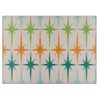 Vintage geometrische Sternexplosionen Glasschneide